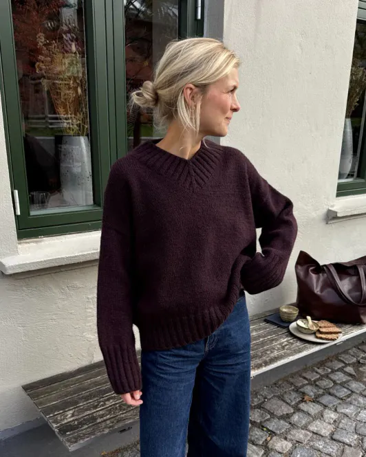 Hovedbilde PetiteKnit Hanna Sweater V-neck
