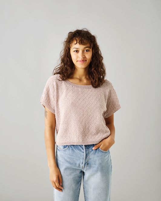 Hovedbilde Elise sommerbluse med struktur