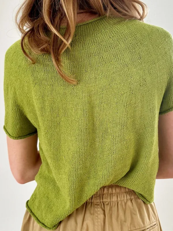 Le Knit Plain Yoke Tee 28