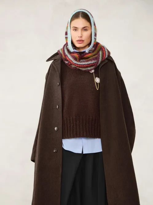 Hovedbilde SandnesGarn Snuggle Hood (striped)