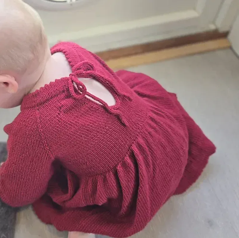 Veras picot kjole Garnpakke
