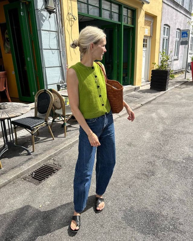 Petite Knit Maggie Vest